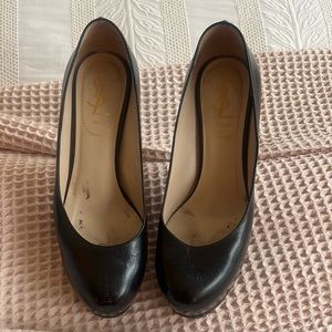 Yves Saint Laurent black heels